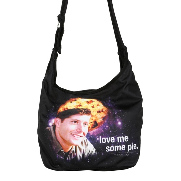 Hot Topic Handbags - Supernatural “Love Me Some Pie” Hobo Bag